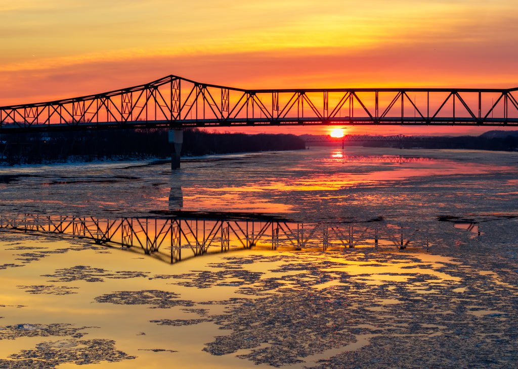 Icy Breaks - Reflection in a Pool