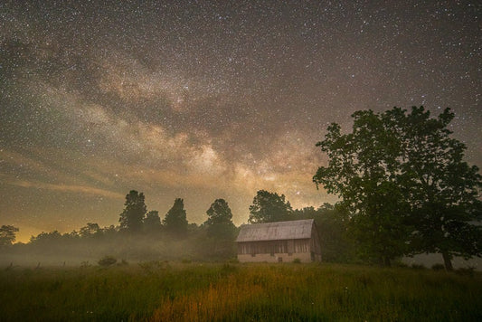 Celestial Barn - Reflection in a Pool