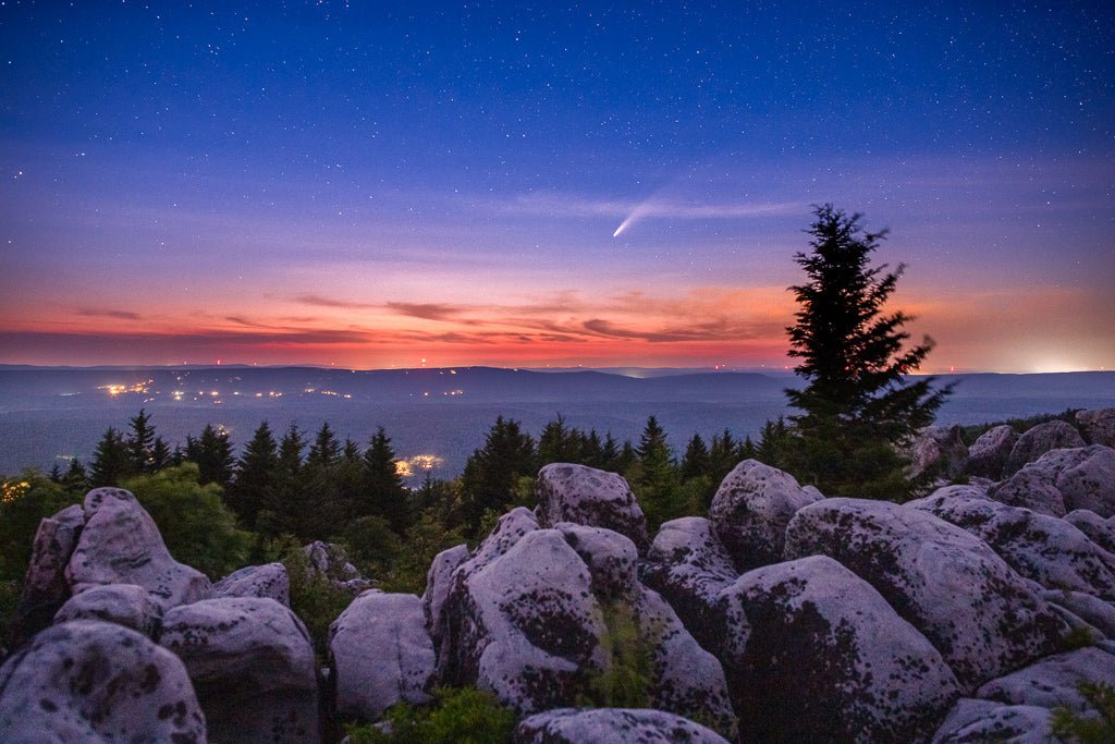 Dolly Sods and Comet NEOWISE - Reflection in a Pool