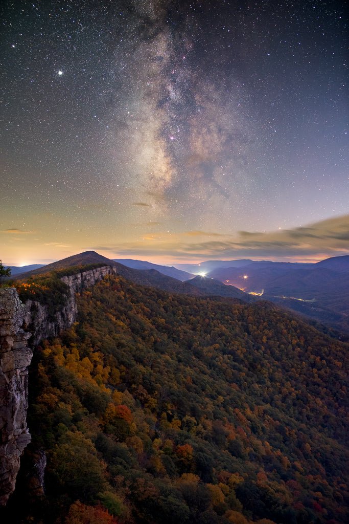 North Fork Autumn Milky Way - Reflection in a Pool