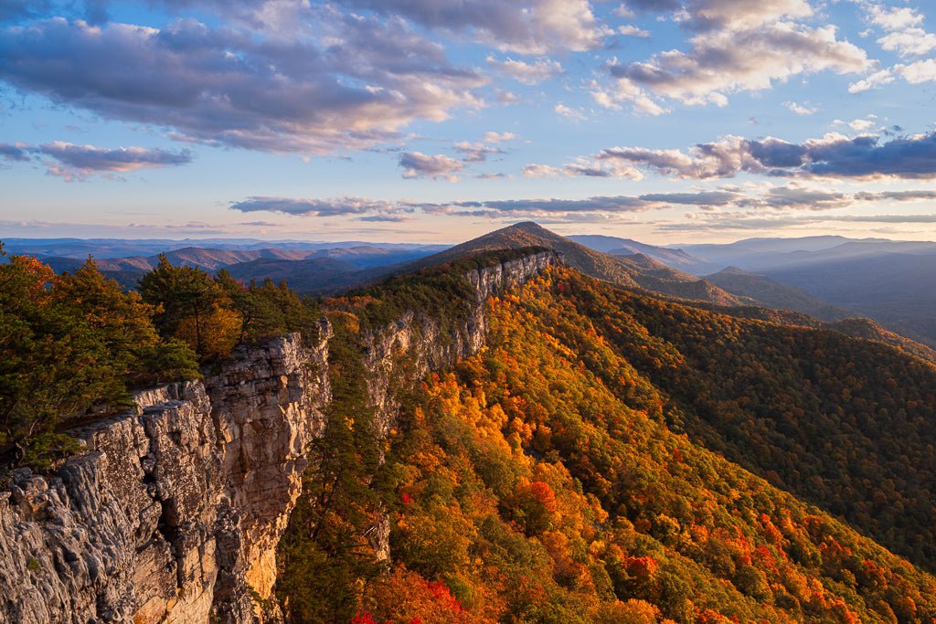 North Fork Mountain Autumn Views - Reflection in a Pool