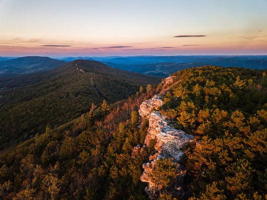 North Fork Mountain Ridgeline Views - Reflection in a Pool