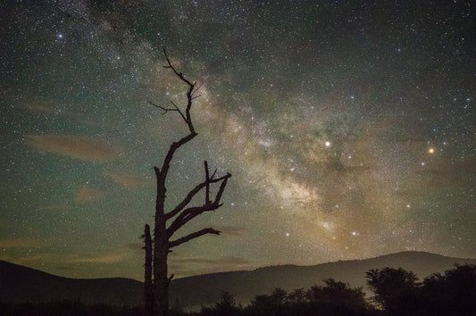Raising the Milky Way - Reflection in a Pool