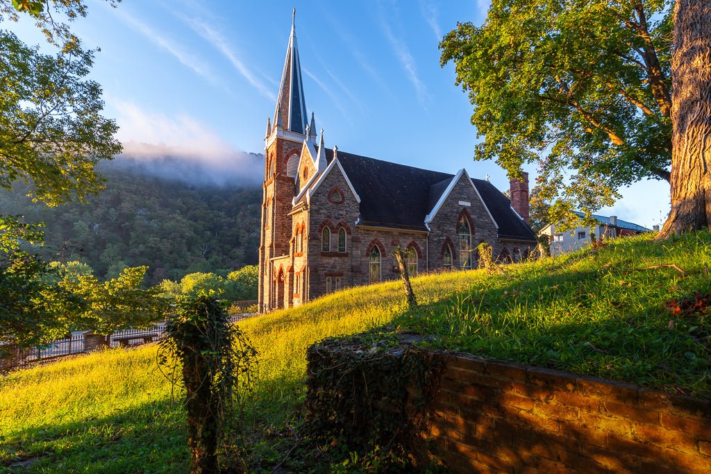 Saint Peter's Roman Catholic Church - Reflection in a Pool