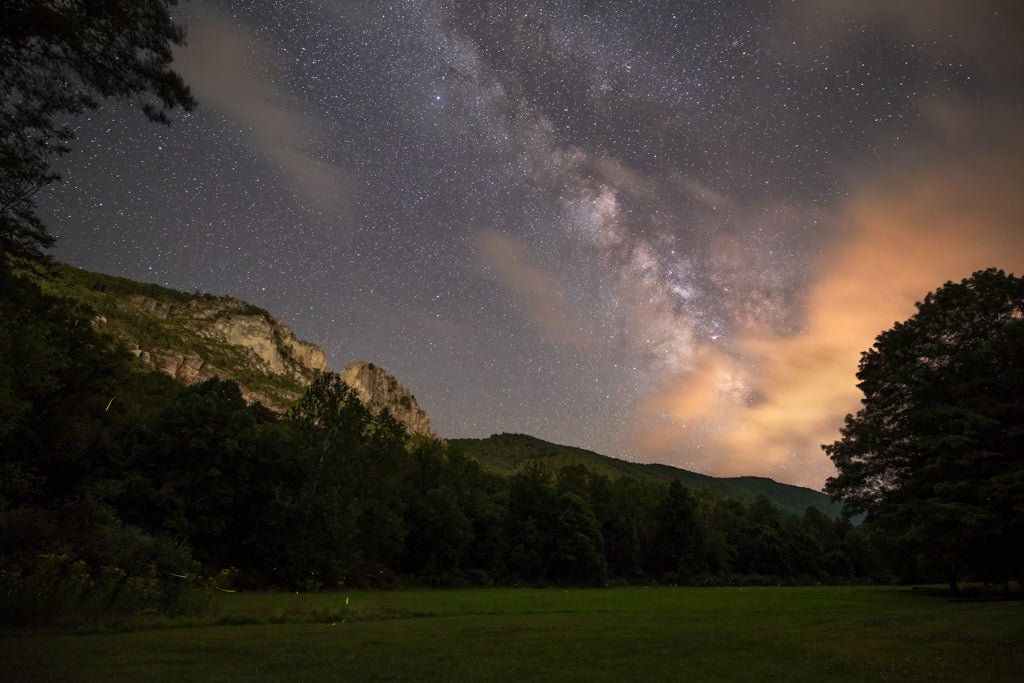 Seneca Rocks Milky Way - Reflection in a Pool