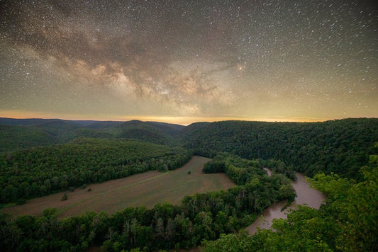 Snake Rock Milky Way - Reflection in a Pool