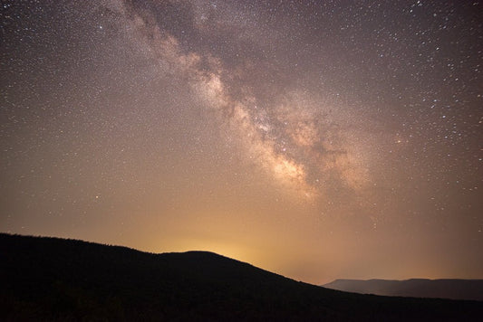 WV Highland Scenic Highway Milky Way - Reflection in a Pool