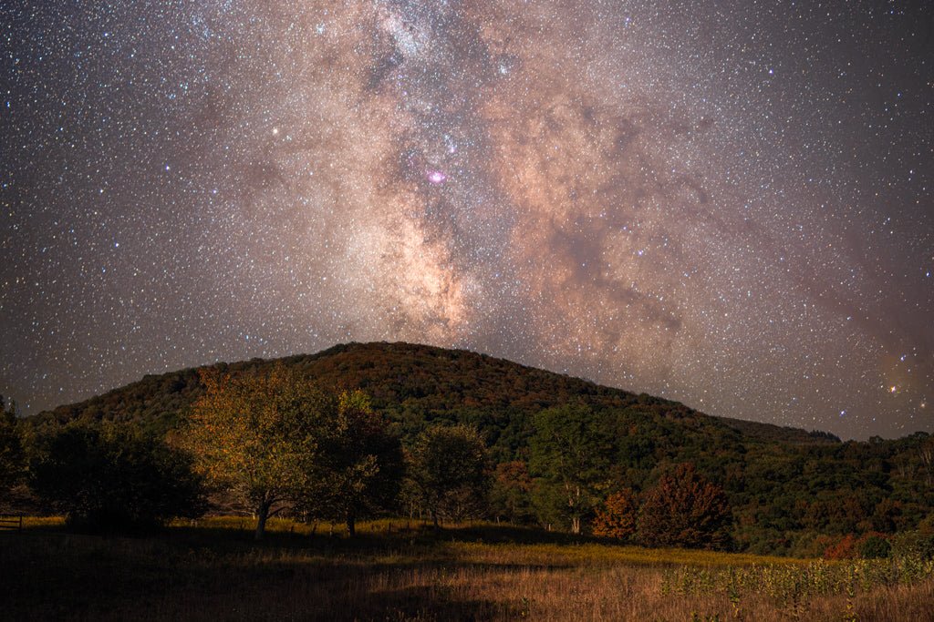 Early Autumn Milky Way over Mount Porte Crayon - Reflection in a Pool