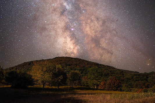 Early Autumn Milky Way over Mount Porte Crayon - Reflection in a Pool
