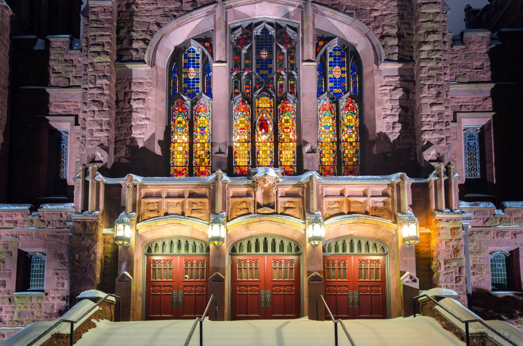 Johnson Memorial United Methodist Church - Huntington, WV - Reflection in a Pool