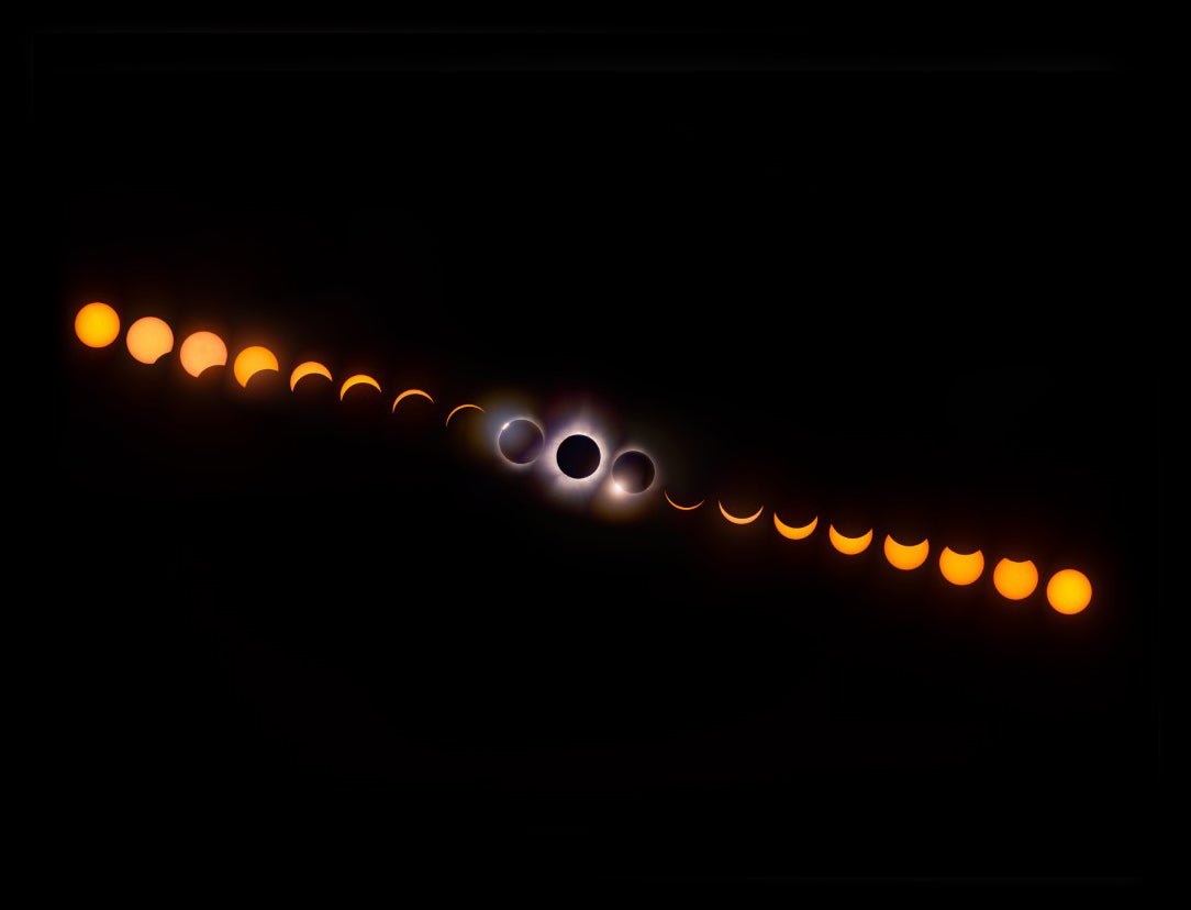 Total Solar Eclipse 2024 - Reflection in a Pool