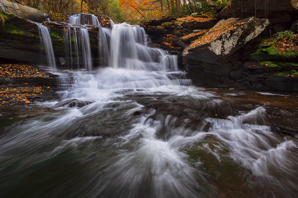 Donloup Creek in Autumn - Reflection in a Pool