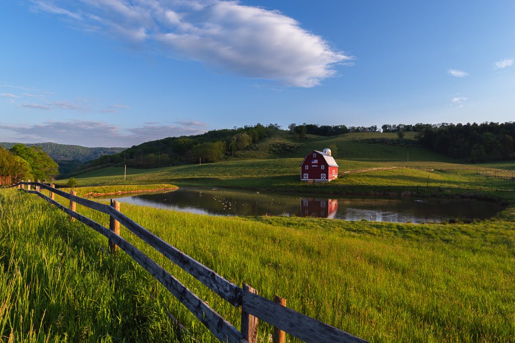 Edray Barn 2 - Reflection in a Pool