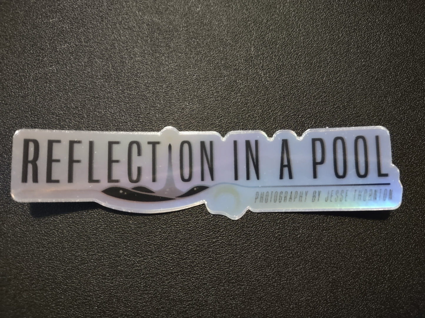 Reflection in a Pool Logo Holographic Vinyl Sticker - Reflection in a Pool