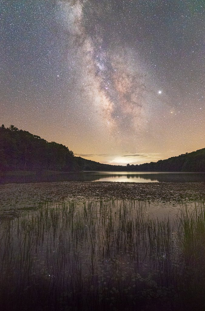 Summit Lake Milky Way - Reflection in a Pool